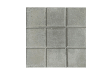 Piso xadrez de concreto